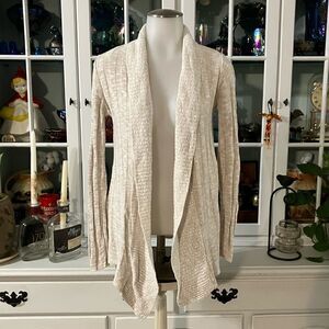 Say What? Cardigan Off White Beige Cardigan Sz Small